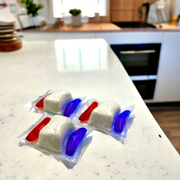 Kapsułki do Zmywarki z Aktywnym Tlenem 27 szt. dla Czystości Naczyń CLEOX -