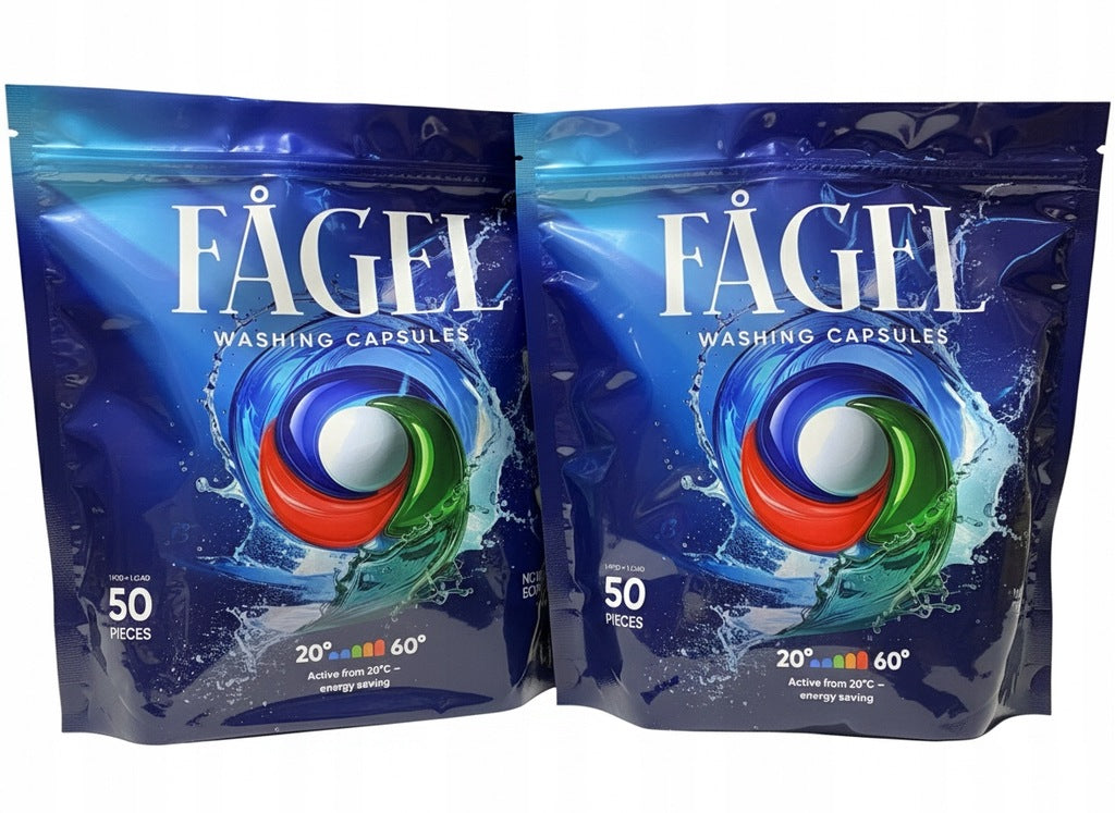 Kapsułki do Prania FAGEL 4w1 50 szt 20 g Niemiecka Technologia Skuteczne