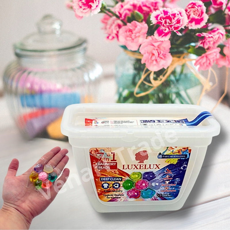 Kapsułki do Prania  7w1 Uniwersalne Żelowe Perfumowane 30 szt.