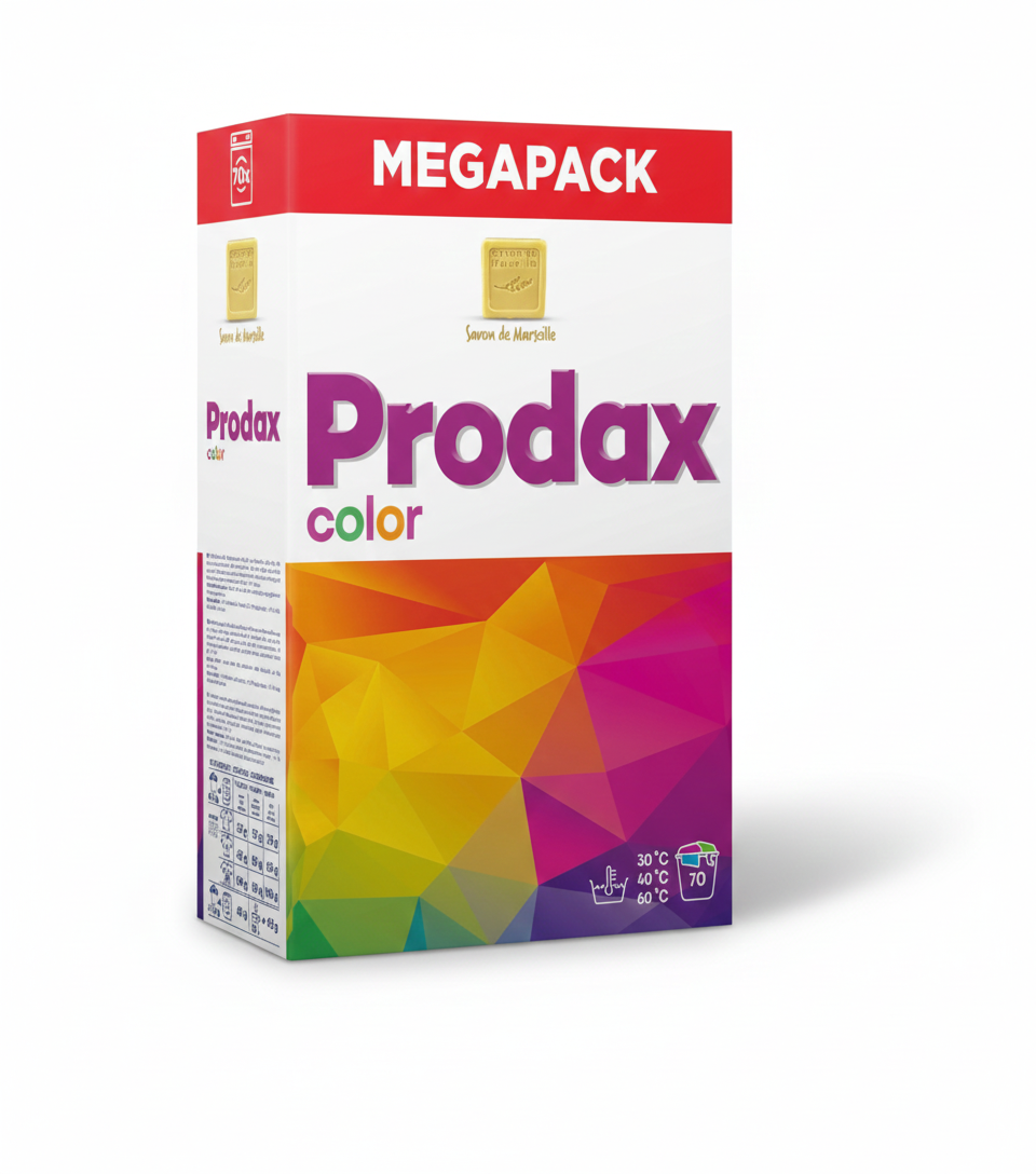 Proszek do Prania Kolor PRODAX 70 Prań 4,55 kg