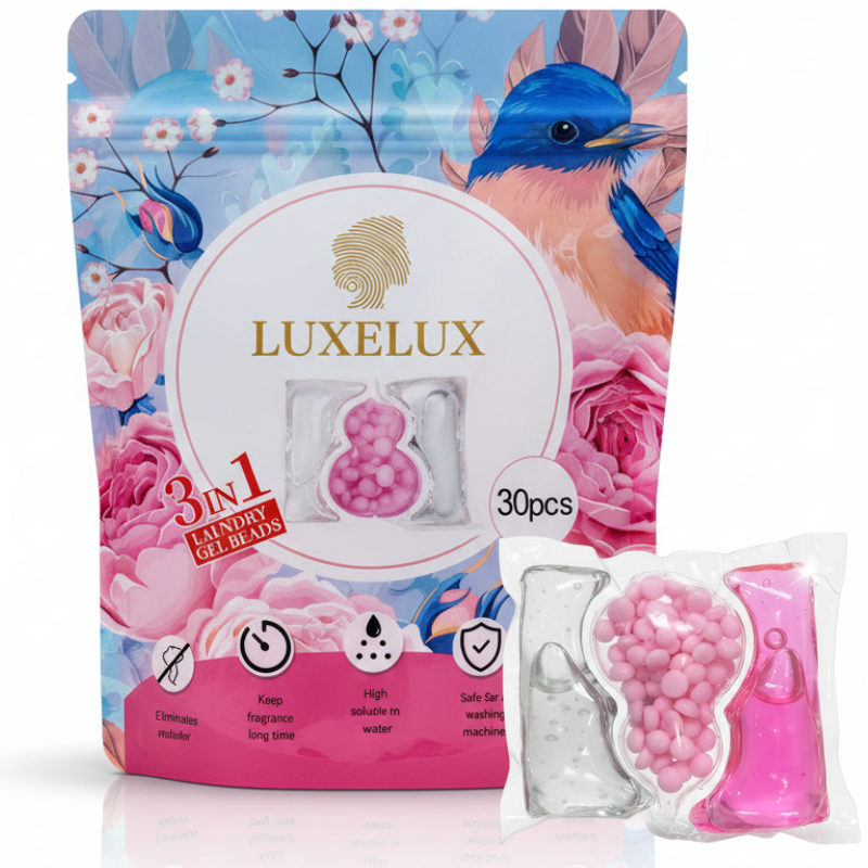 Kapsułki do Prania 3 w 1 Skuteczne Czyszczenie, Ochrona Tkanin i Długotrwała Świeżość 30 szt. LUXELUX