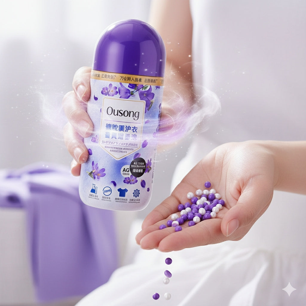 Perełki zapachowe do prania Fiołek 200g mega świeżość, trwały zapach do 12 tygodni