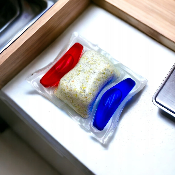 Kapsułki do Zmywarki z Aktywnym Tlenem 27 szt. dla Czystości Naczyń CLEOX -