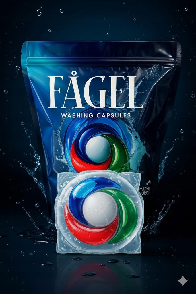 Kapsułki do Prania FAGEL 4w1 50 szt 20 g Niemiecka Technologia Skuteczne